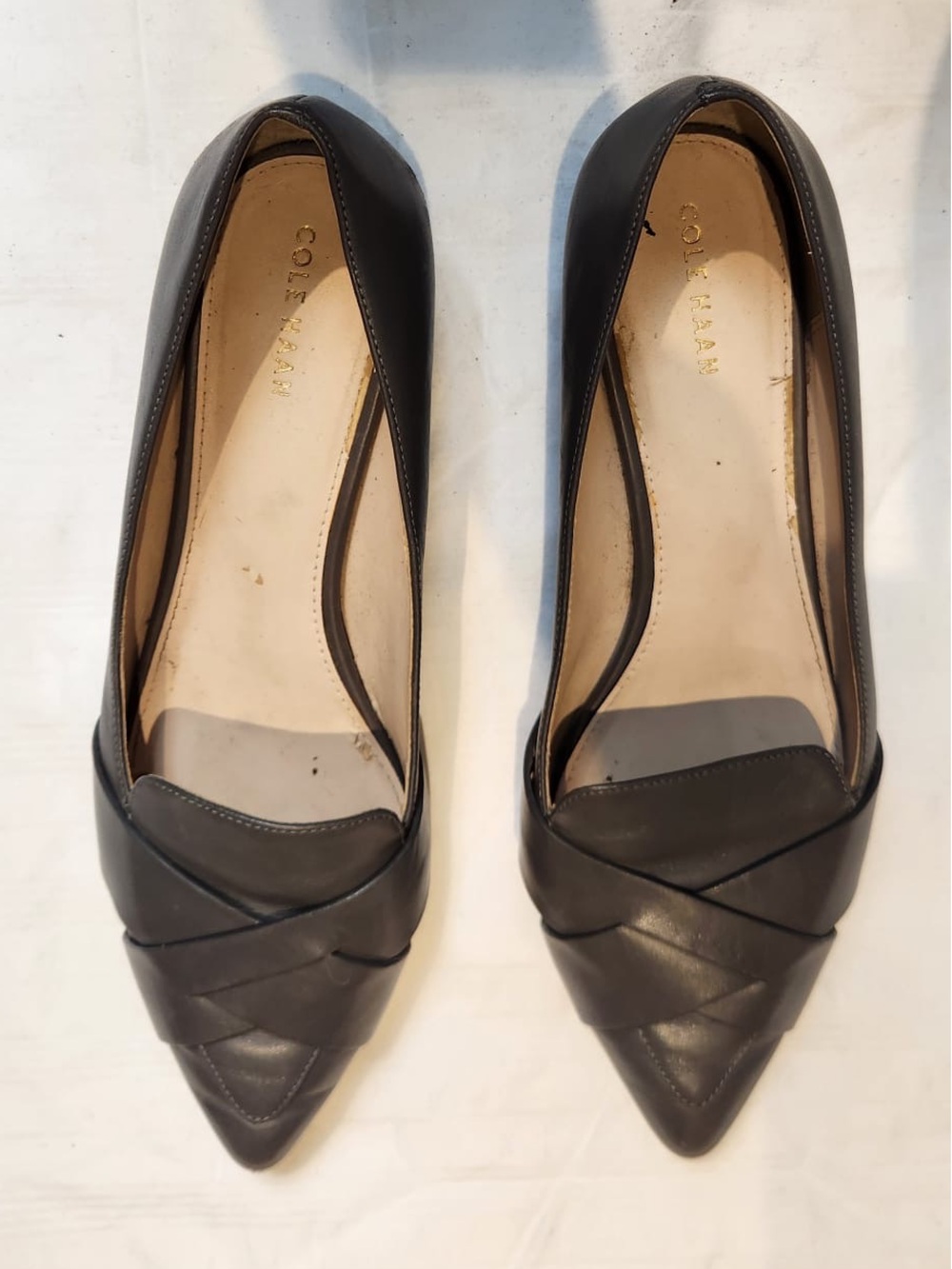 Cole Haan Women’s Grat Pointed Leather Flats